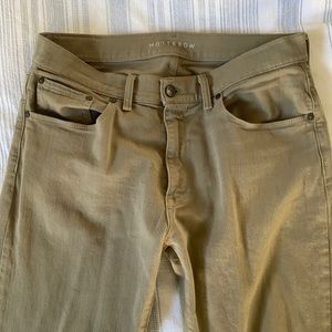 Mott & Bow olive grey jeans